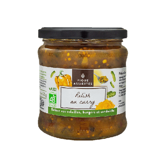 Pique Assiettes -- Relish au curry bio - 325 g