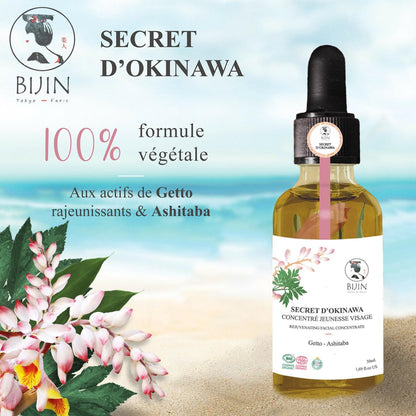 Bijin -- Secret d'okinawa : concentre jeunesse visage - 50ml